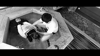 Dripping Uniform, Restrained in a Bathtub, off-campus Lesson