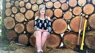 Naughty Mature Maxxximummilf Trades Sex for Good Wood!
