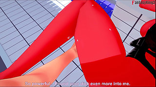 Meru the succubus Bikini doggy sex