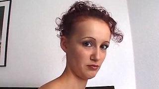 Cute redhead teen gets POV fucked at casting