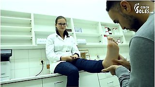 Big Boss - First Day Obedience Training At A New Job (footdom, Boss Feet, Big Feet, Doctor Feet