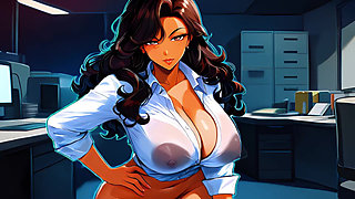 Married Peruvian Boss Fucks Her Assistant at Work While Husband Plans Romantic Surprise - Ai Animation