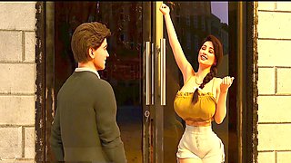 Bare bottom spanking, lingerie, erotica