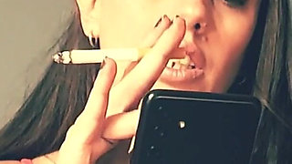 Natural Smoking POV Cigarettes - Smoke Break, Snap Inhales, Sexy Smoking.
