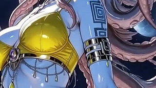 Gol Busty Alien Fantasy Animation V2