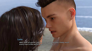 The East Block Boyfriend Fucks Hard His Girlfriend's Stepmom on the Beach - Episode 32