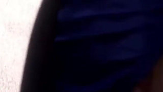 Crowded Bus Tension, Young Wife Stays Still as a Risky Moment Unfolds Beside Her Husband - Scene 1