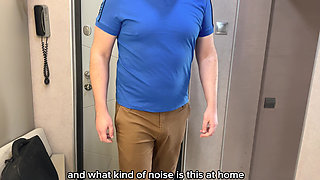 Taboo Stepdad Cums in My Mouth While My Boyfriend's Cum Is Still in My Pussy - Russian Amateur with Talk and English Subtitles