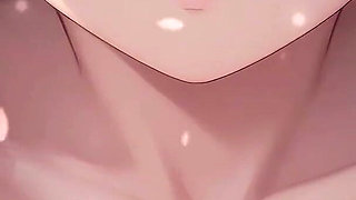 Gol Anime Busty Purple Haired Girl POV Fuck