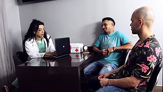 Tgirl Isabelli Fontana Pulls Double Duty