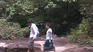 Hmong Amateur Adult Video in a Bikini Outdoors