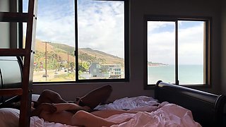 Cute Redhead Teen Fucked Doggystyle on the Hump Bus