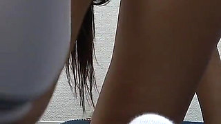 Thong Leotard Wedgie Fitness, Watch Nice Body and Big Tits Tanned Girl Inside Room Her Apartment in Japan