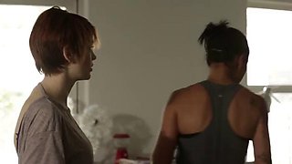 The Fighter scene 4: Licking, Handjob  Brunette Porn