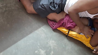 indian College couple enjoying fuck in home