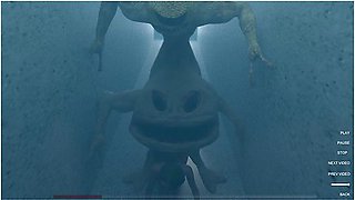 Ugly Zombie Pig Fucks Girl And Then Betrays Her To Other Monsters With Car Toon