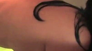 Bathroom action with mature chick and her fucker
