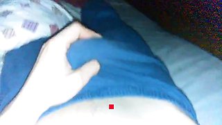 Stroking my cock and cumming hard