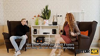 Tutor4k. instead of learning english, dude seduces his lecturer