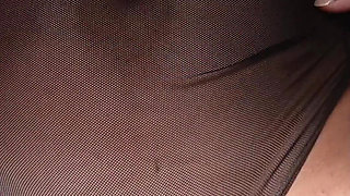 Woman masturbating pleasurably, she even orgasms while masturbating. Natural nipples