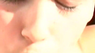 An Innocent Teen Cutie with Big Natural Tits Is Banged Hard on the Balcony.