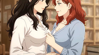 Two lesbian girls studying in liberty turn into intimate situation