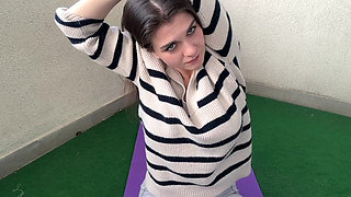 Breastfeeding Step Mother with Cumming Big Cock Was Caught by Her Step Son