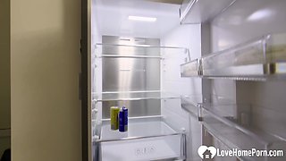 After Skipping Breakfast, She Faces the Consequences with Rough Kitchen Intercourse