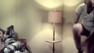 Vintage Blonde Babe Fucking An Bold Old Guy