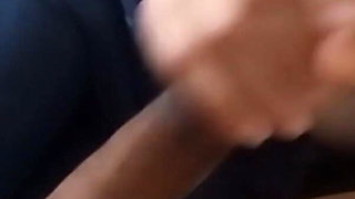 Jerking Big Horny Cock