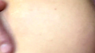 Naughty Redhead Getting Her Ass Pounded by a Big Black Cock in a Threesome