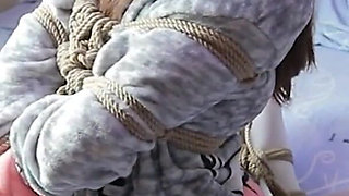 Hui12 - White Silk Chinese Girl Sailing Restraint