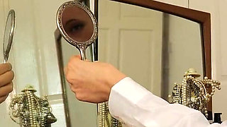 Step-mum Catches College Girl Mila at Her Dressing Table Face Slapping Punishment Wmv
