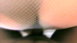 Italian housewife wearing fishnets hard fuck