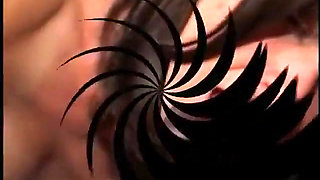 Cum hungry slut in heels takes a mutant black cock in pussy during orgy