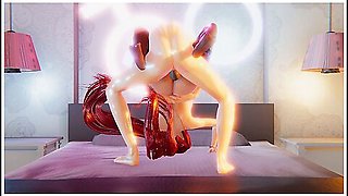 High School Dxd Hentai - Rias Gremory Fucked Hard In His Bedroom