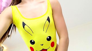 SMALL TIT BRUNETTE TATTOOED TEEN GIRLFRIEND CAUGHT IN SHOWER