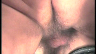 Italian Amateur Threesome Fuck of a Brunette MILF in Mask and Black Stockings