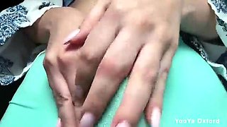 Yooya7 POV: Busty Step Mom Seduces Step Son in Kitchen with Huge Natural Tits & Cock Handjob
