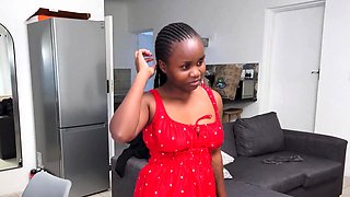 Submissive Big Tits Ebony Drilled Deep