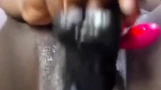 Vigorously Pounding My Wet Pussy with Big Dildo Moaning Orgasms