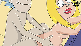 FRANCINE AMERICAN DAD CROSSOVER RICK AND MORTY PORN VIDEO