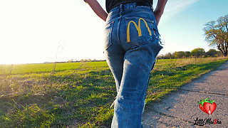A McDonald's employee spilled Sprite on me. As punishment, she had to give me a blowjob and swallow it in the car.