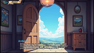 ArchAlchemy TABOO Hentai Game Ep.14 STEP SON CAUGHT with a huge BONER by the laundry machine !