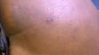 Nancy hot ebony with natural tits gives a blowjob and fucks with Terry Reed