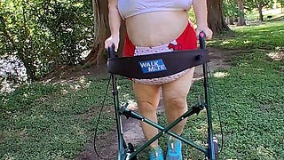 BBW Nurse Vicki Is Taking a Stroll in Her Hello Kitty Bathing Suit a Bikini! What Else Does She Do!