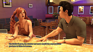 How to Lose Ones Virginity 5 - Eve Giving Blowjob to Leo and Manager Caught Them Redhandedly