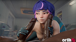 Juno Overwatch 3D Anal Whore