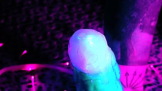 Neon Raver Lays a Clutch of Eggs in Uv Then Pushes Them All Out and Pisses: Ovipositor and Egg Play Seduction