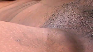 1st Time College Black Girl Plays W a Big Dildo in Amateur Masturbation Movie